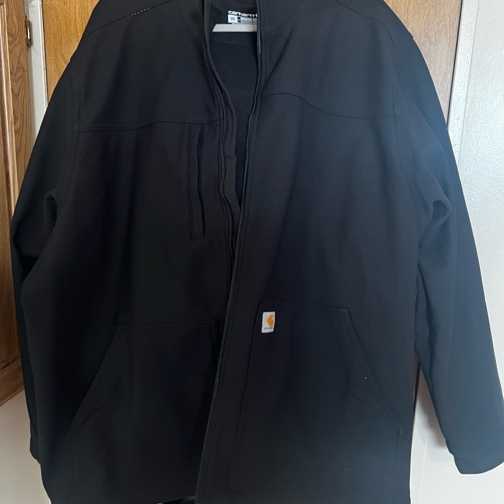 Carhartt Men's Black Scrub Jacket